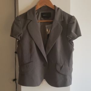 BCBG Cap Sleeve Jacket - Gray - NWT